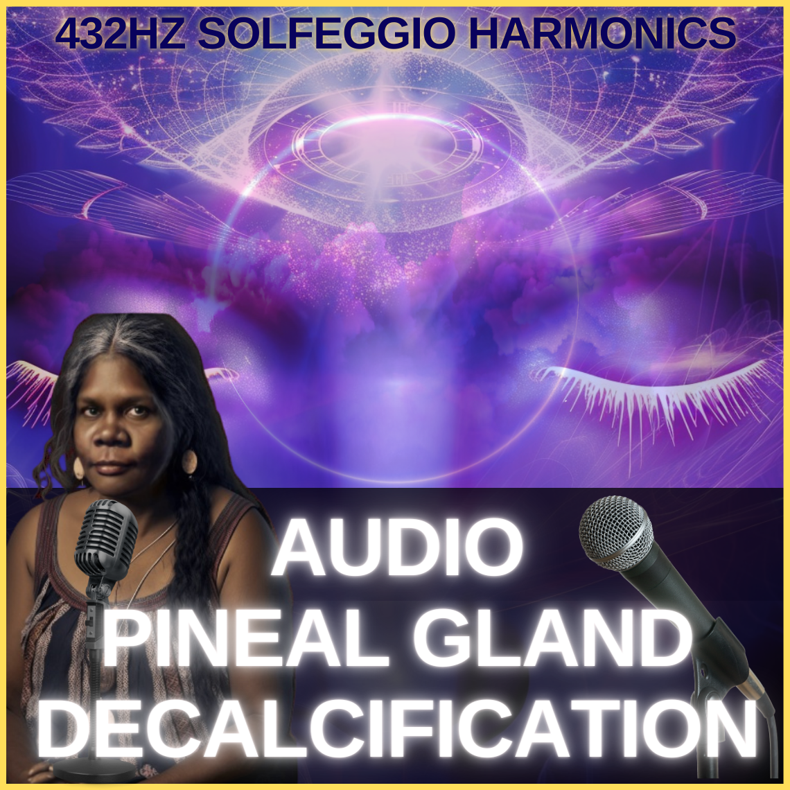 Voice Pineal Gland Decalcification Cleansing Guided | 432Hz Solfeggio Harmonics | Third Eye Activation | Deep Meditation | Astral Connection